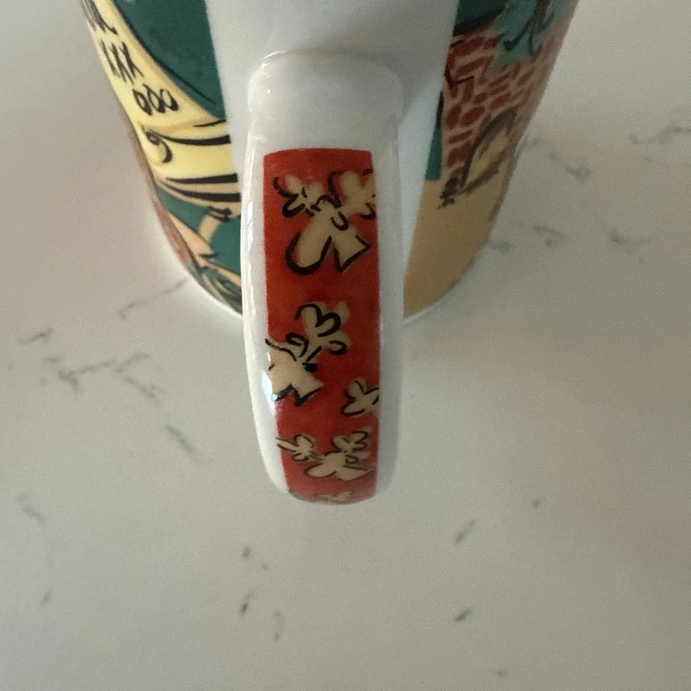 STARBUCKS 'Home For The Holidays'  by Mary Graves Ceramic Collectable Mug